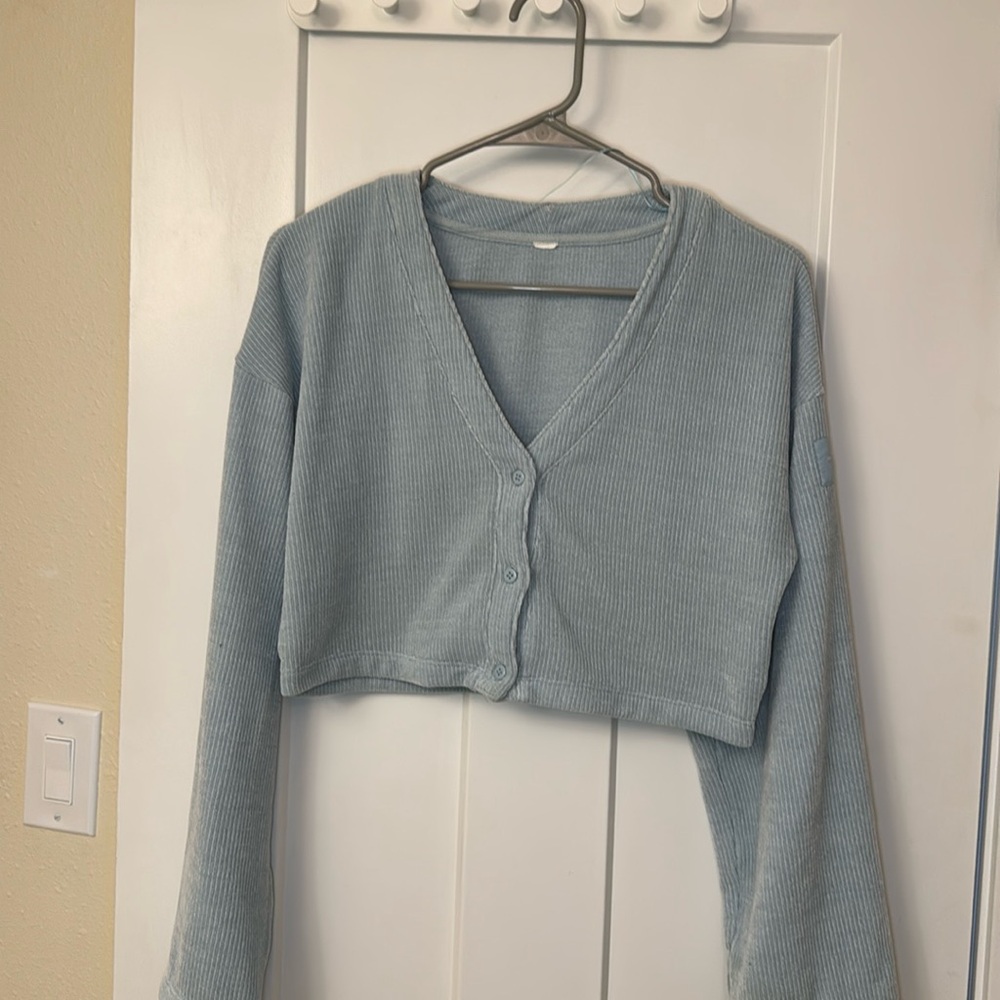 Alo cropped cardigan